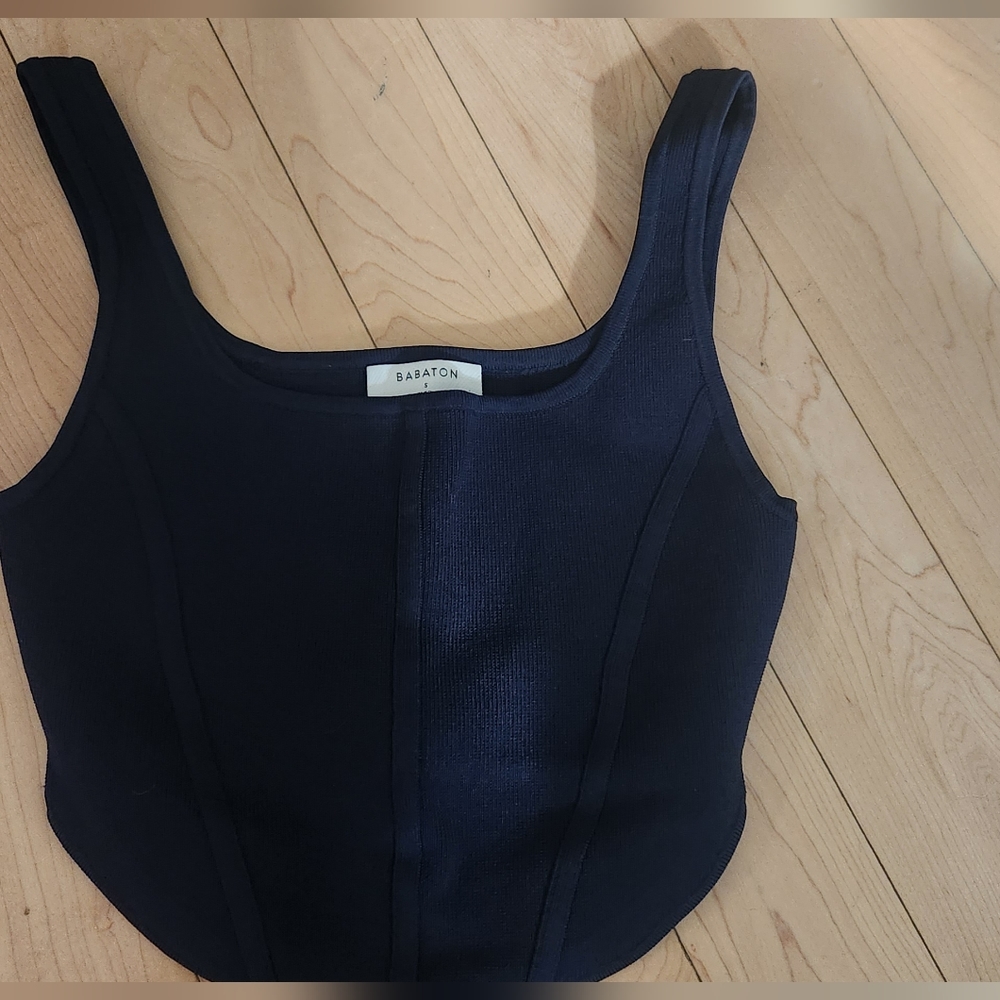 Babaton Sculpt Knit Bustier Tank